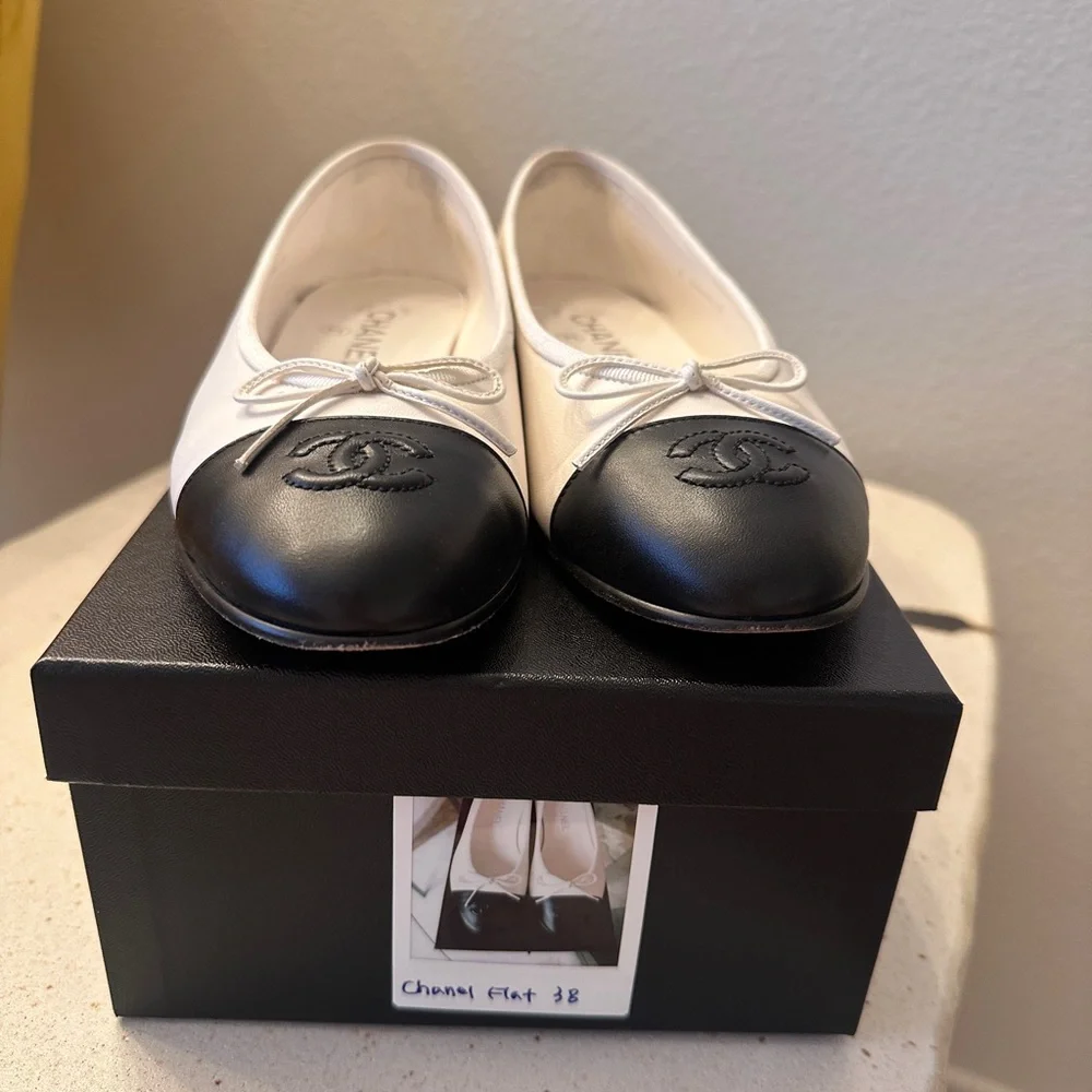 Chanel ballerina shoes 38 - Picture 3 of 11